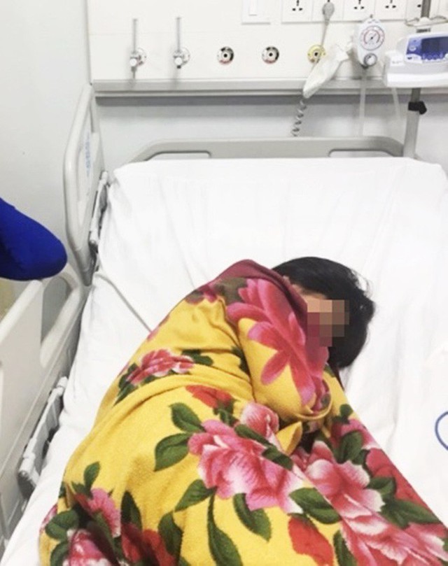 Bé gái được điều trị tại BV Nhi đồng Thành phố.