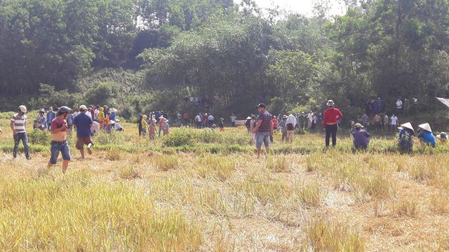 
Cánh đồng nơi thi thể nạn nhân Hùng bị chôn lần 3 và được phát hiện
