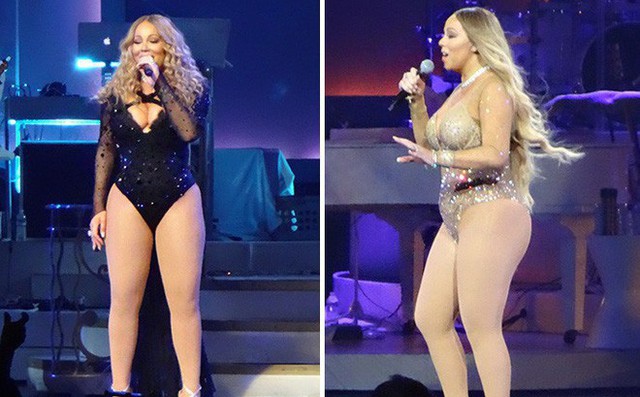Mariah Carey bị chê cười vì thân hình ngày càng phì nhiêu.