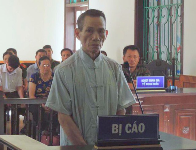 Bị cáo Nhân tại tòa. Ảnh: Hùng Lê
