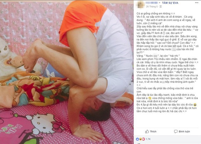 
Bài viết kể xấu chồng của người vợ nhận được sự quan tâm, chú ý của dân mạng. (Ảnh chụp màn hình)
