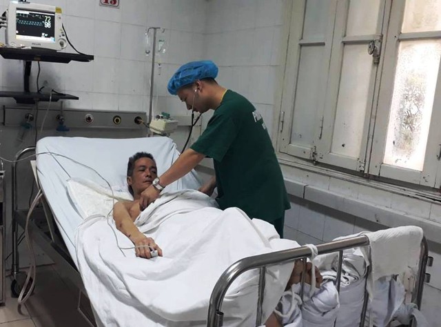 
Bệnh nhân Hà Xuân Hạnh đang được chăm sóc tại Khoa Tim mạch - Lồng ngực (Bệnh viện Hữu nghị Việt Đức). Ảnh: TG
