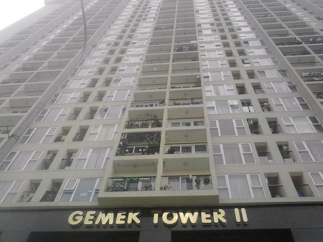 
Tòa nhà Gemek Tower II nơi xảy ra sự việc
