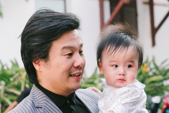 Thanh Bùi và bé Khải An.