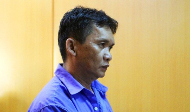 
Bị cáo Nguyễn Nhật Thanh Vũ tại phiên tòa.
