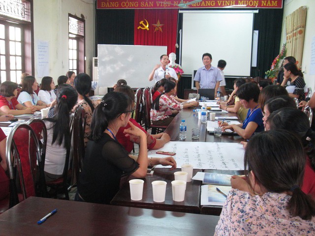 
Một lớp tập huấn cho cán bộ y tế xã tại Phú Thọ. Ảnh: NT

 

