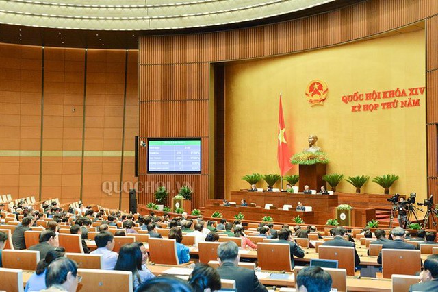 
Kỳ họp thứ 5, Quốc hội khóa XIV đã bế mạc vào sáng 15/6 tại Hà Nội. Ảnh: quochoi.vn
