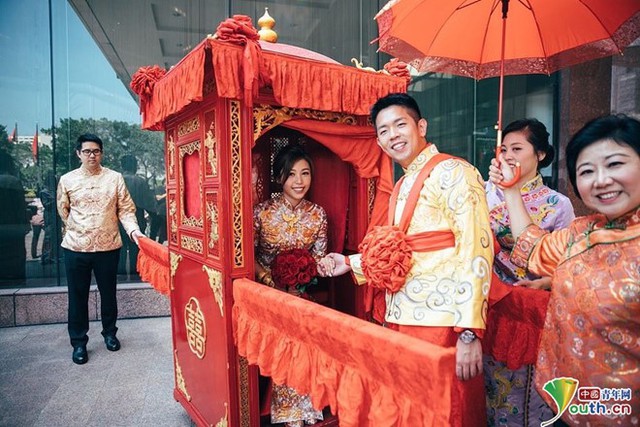 Lễ cưới con trai Tiết Gia Yến có sự góp mặt của nhiều nghệ sĩ hàng đầu Hong Kong.