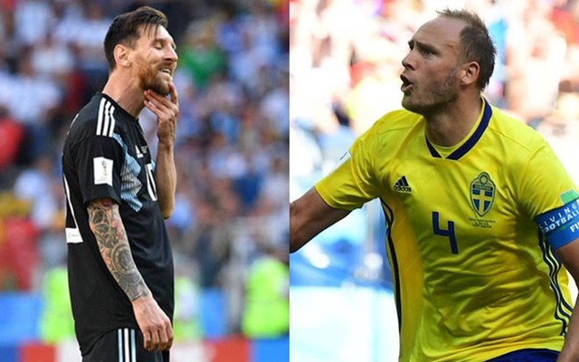 “Anh lão tướng già chạy không nổi của Thụy Điển, đầu hói gần hết mà cũng đá penalty vô. Trong khi Messi thì…không”.