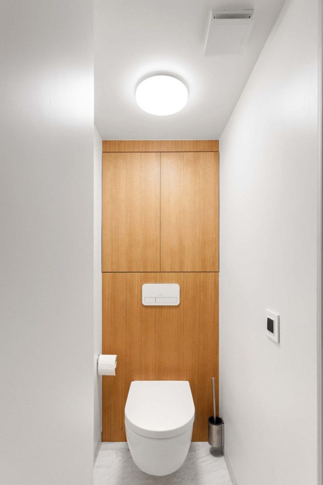 Khu vực nhà vệ sinh được thiết kế đơn giản đậm chất Minimalist giúp cuộc sống thêm thoải mái và tiện nghi.