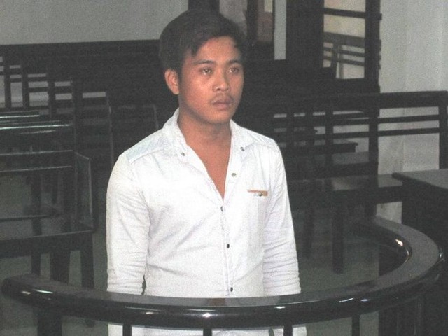 
Bị cáo Cao Chí Khang tại tòa
