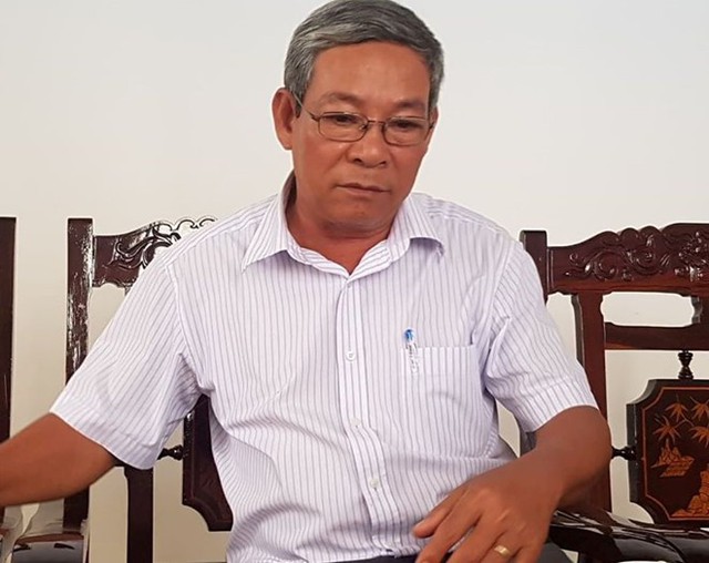 Ông Trương Văn Đới, Trưởng Phòng Giáo dục và Đào tạo thị xã Hương Trà. Ảnh: Đ.D.