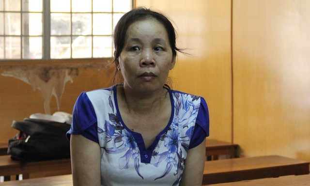 Bị cáo Nguyễn Thị Hằng tại tòa