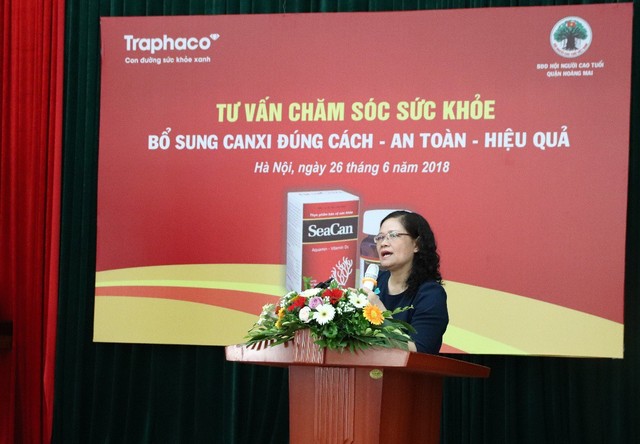 PGS. TS. Nguyễn Thị Lâm, Viện Dinh dưỡng Quốc gia phát biểu tại sự kiện