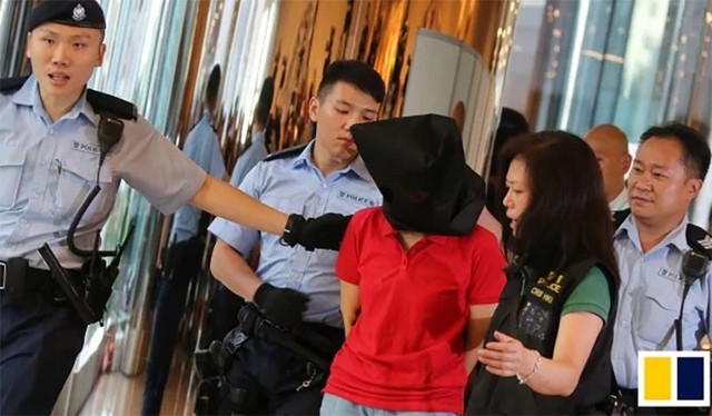 Nghi phạm bắn 4 người họ h&agrave;ng bị cảnh s&aacute;t bắt kh&ocirc;ng l&acirc;u sau đ&oacute;. (Ảnh:SCMP)