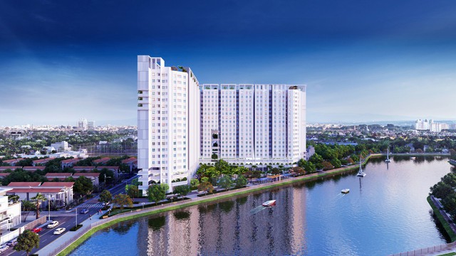 Phối cảnh dự án Marina Riverside với 100% căn hộ view sông