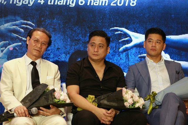 Diễn viên Minh Tiệp trong buổi ra mắt phim Quỳnh búp bê.