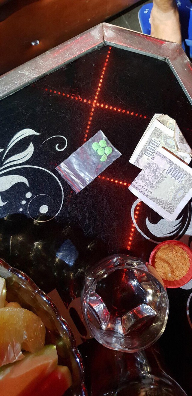 
Tang vật ghi ma túy được cảnh sát phát hiện trong quán bar S5. Ảnh: Công an cung cấp.

