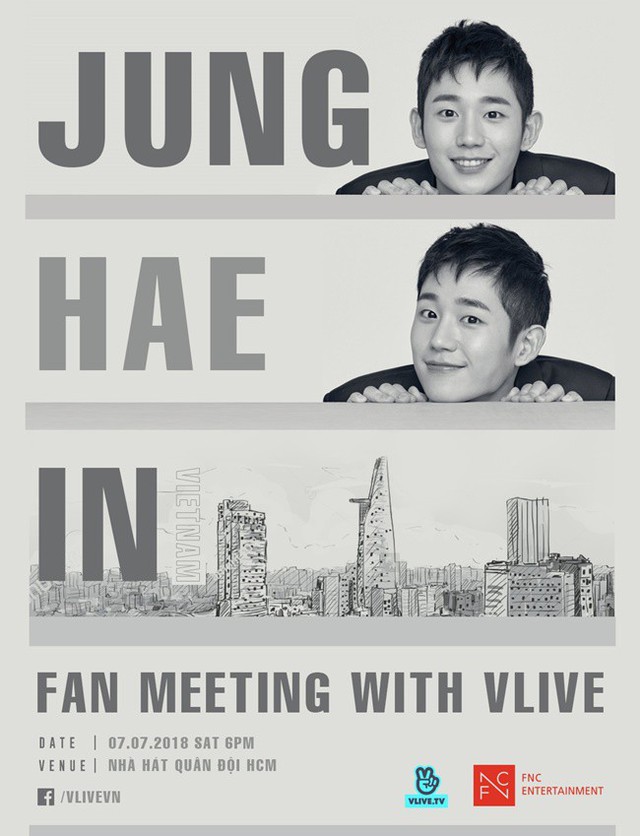 Jung Hae In sẽ có buổi fanmeeting tại Tp.HCM ngày 7/7
