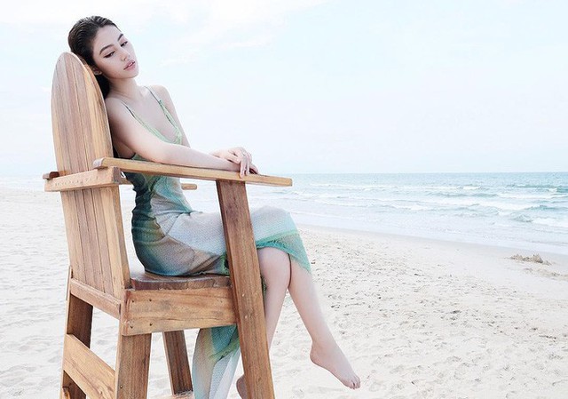 Jolie Nguyễn chọn Naman Retreat ở Đà Nẵng làm điểm đến cho kỳ nghỉ hè.