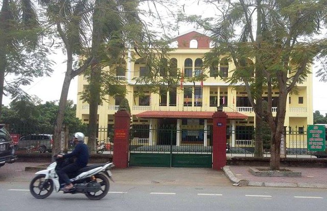 Trụ sở UBND thị trấn Tiên Lãng (TP. Hải Phòng), nơi ông Tuyên công tác giữ chức vụ Bi thư Đảng ủy. Ảnh: Nuyễn Đại