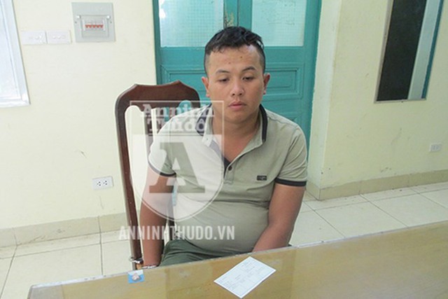 Đối tượng Hồ Hoàng Anh bị tạm giữ tại cơ quan công an. Ảnh: Trung Hiếu