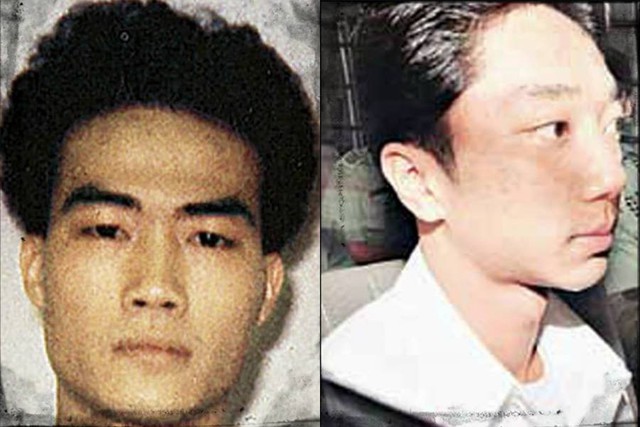 Chan Man-lok và một trong 2 tên tay sai của hắn.