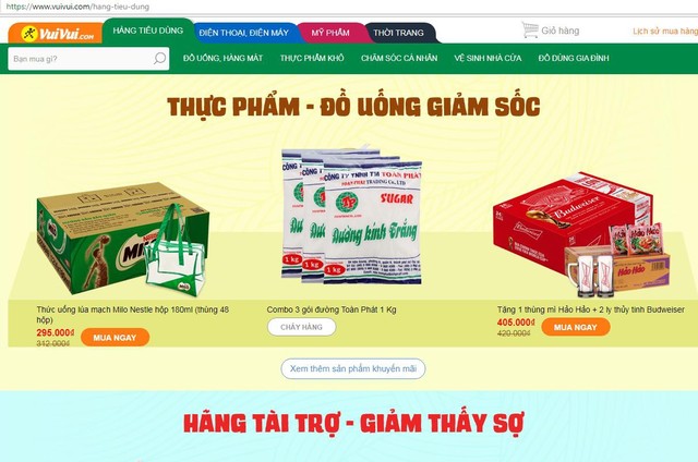 Tại Vuivui.com tôi còn có vô số cơ hội mua món đồ mình cần với giá sốc mỗi giờ, mỗi ngày