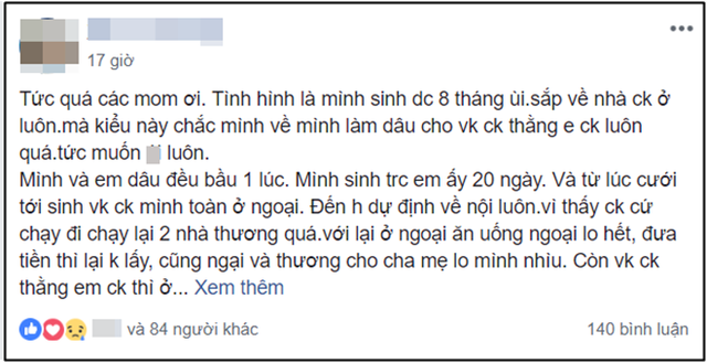 
Câu chuyện về vợ chồng em chồng ngang ngược của X.T.L.Đ. (Ảnh chụp màn hình)
