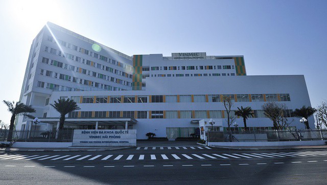 Bệnh viện ĐKQT Vinmec Hải Phòng tọa lạ trên đường Võ Nguyên Giáp (quận Lê Chân)