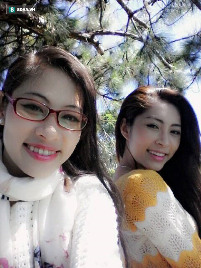 Hai chị em Thuỳ Trang và Thu Thảo.