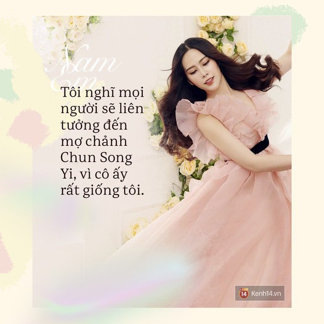 Nam Em cũng không ngại chuyện bị ném đá khi tự so sánh mình với mợ chảnh Chun Song Yi.