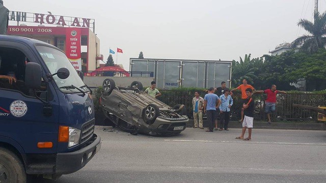 Hiện trường vụ tai nạn.