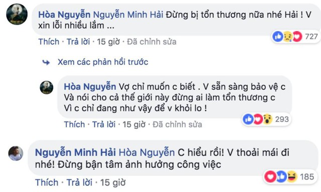 Đoạn hội thoại gây chú ý của Hoà Minzy và bạn trai hiện tại.