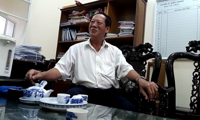 Kết quả lấy phiếu tín nhiệm bổ nhiệm trường Mầm non Bình Minh do ông Hoàng Văn Thanh chủ trì đã bị Thường vụ Huyện ủy Bình Giang hủy bỏ. Ảnh TG