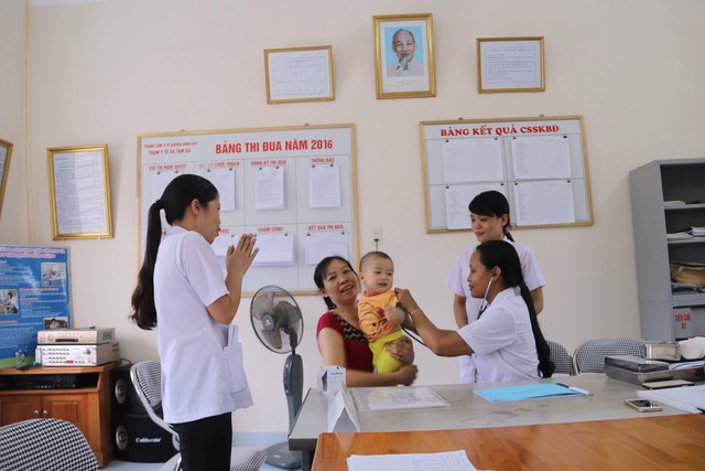 Trạm Y tế xã Tam Đa ngày một nâng cao chất lượng chăm sóc sức khỏe người bệnh