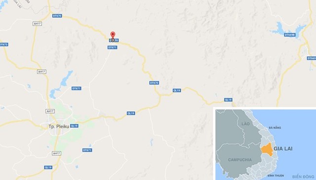 
Xã Đăk Sơ Mei (chấm đỏ) nơi xảy ra vụ việc. Ảnh: Google Maps.

Theo Tri Thức Trực Tuyến
