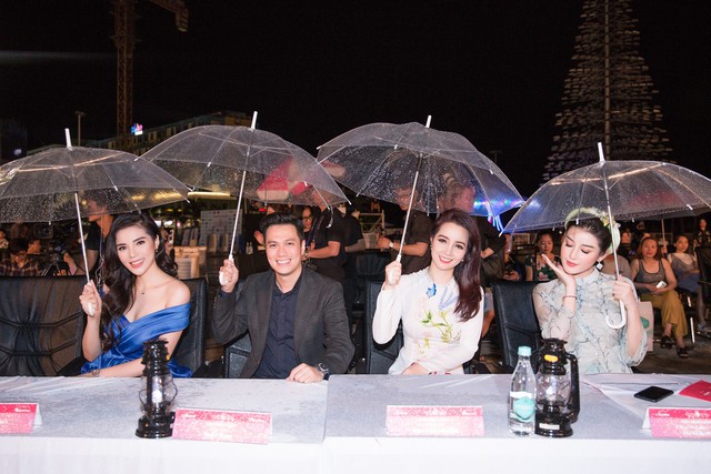 Hội đồng bình luận gồm Hoa hậu Kỳ Duyên, diễn viên Việt Anh, Mai Thu Huyền và Á hậu Huyền My