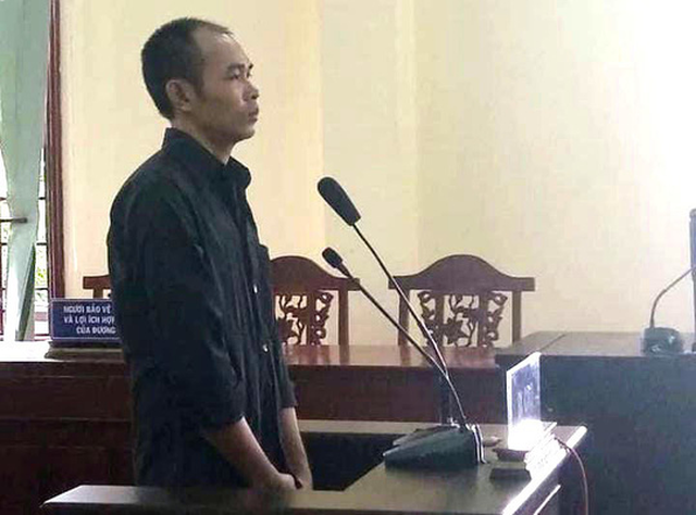 
Phạm Minh Huy tại tòa
