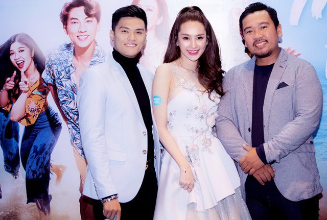 Linh Chi - Lâm Vinh Hải tới ủng hộ nhà sản xuất Lý Minh Thắng đầu tư làm phim ca nhạc nói về ước mơ và tình yêu của những người trẻ.
