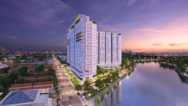 Toàn cảnh khu căn hộ 100% view sông Marina Riverside