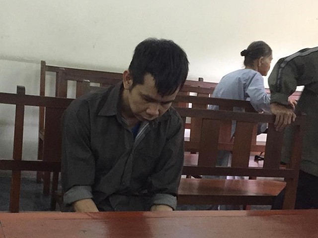 Bị cáo Trọng tại phiên xử phúc thẩm