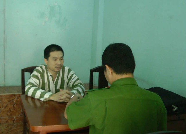 Trùm ma túy Văn Kính Dương khi bị bắt giữ