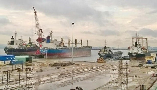 Công ty cổ phần sửa chữa tàu biển Nosco Vinaline, nơi xảy ra vụ việc. Ảnh: TL
