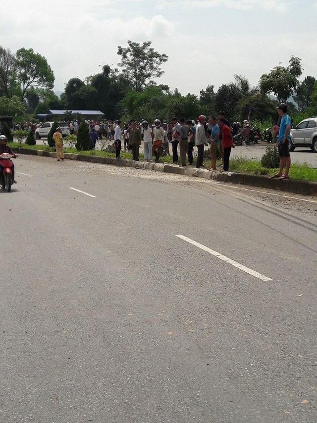 Quốc lộ 4D thuộc khu vực thị trấn Tam Đường - nơi xảy ra vụ tai nạn.