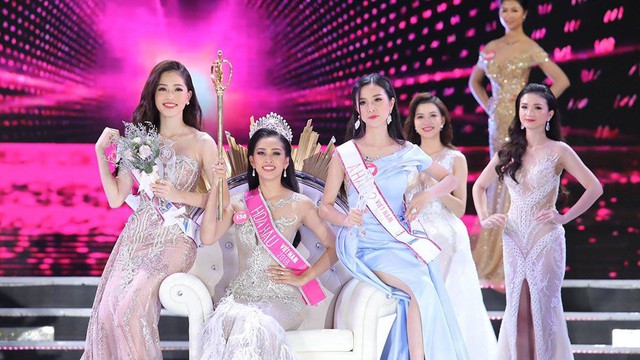 Top 3 Hoa hậu Việt Nam 2018.