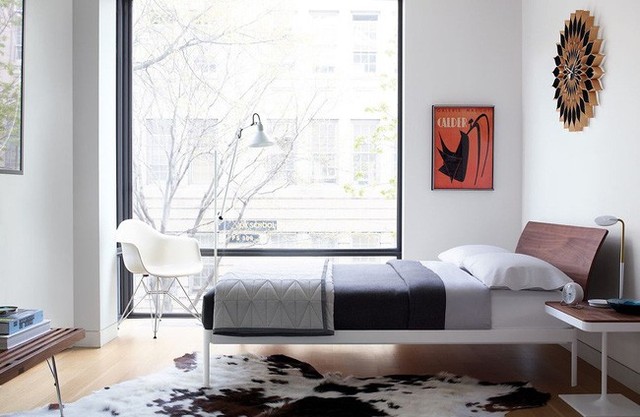 6. Hiện đại, tối giản và tinh tế-đó là những từ để miêu tả về thiết kế giường này. Với bộ khung màu trắng, thanh gỗ đầu giường chính là bộ đôi hoàn hảo tạo cảm giác thoải mái cho người sử dụng.