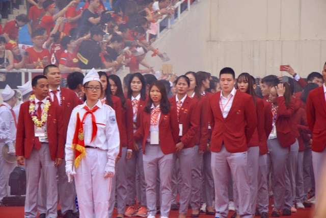 
Các vận động viên Thể thao Việt Nam có mặt ở buổi vinh danh Tự hào Việt Nam
