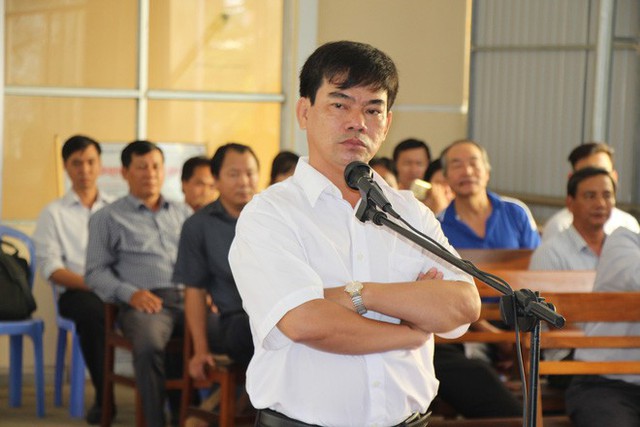 Bị cáo Trần Tuấn Kiệt tại phiên tòa