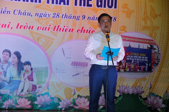 Ông Nguyễn Trung Thành – Phó chi cục trưởng Chi cục DS-KHHGĐ Nghệ An nêu lên những thách thức và biện pháp hạn chế tình trạng nạo phá thai.